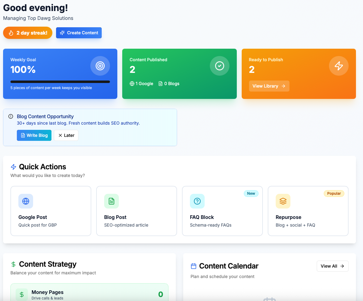 SIGNAL Dashboard - Your command center for social media